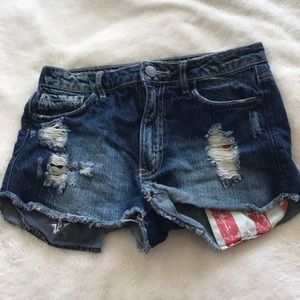 Stars and Stripes Jean shorts